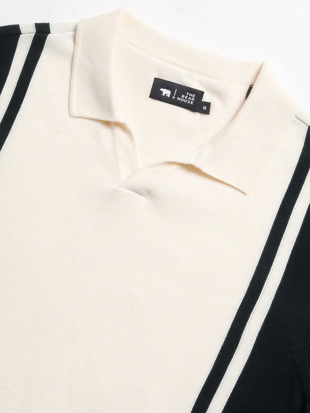 THE BEAR HOUSE Polo Collar Pure Cotton T-shirt