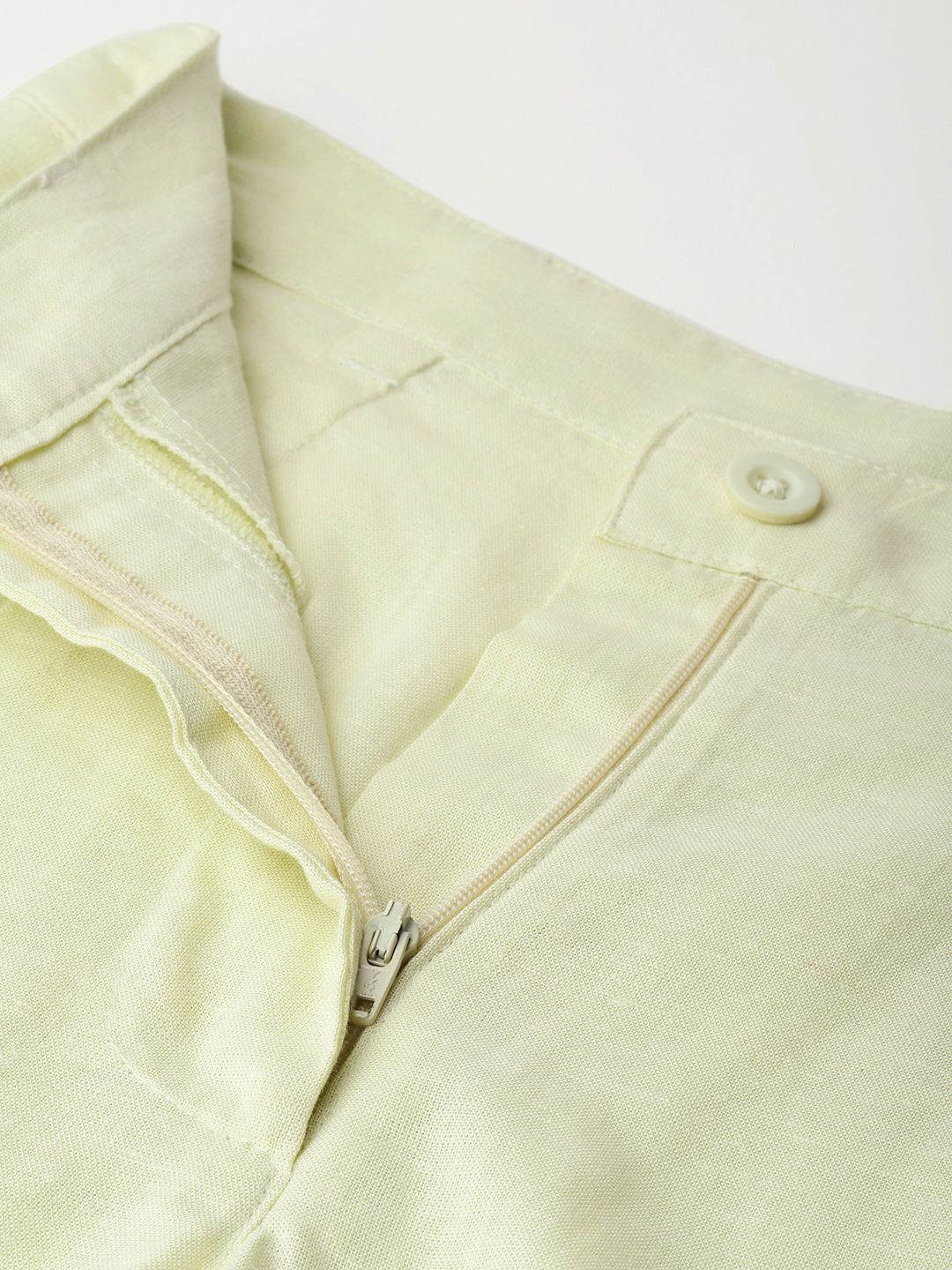 Dressberry Sage Green Hello Sunshine Pleated High-Rise Shorts