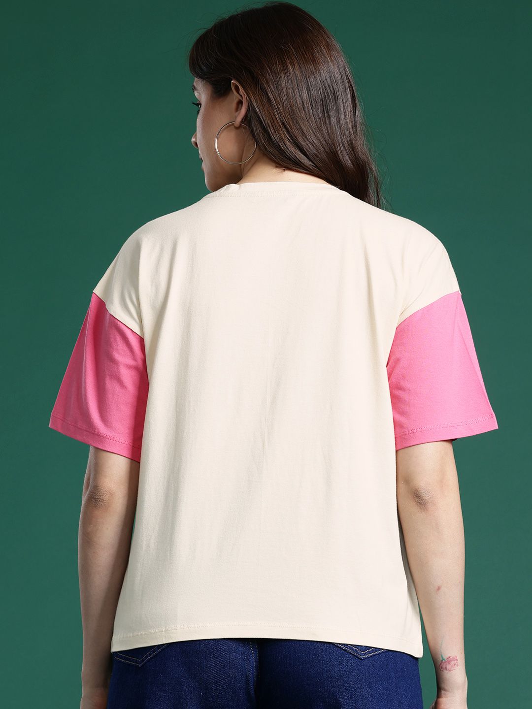 DressBerry Women Printed Pure Cotton T-shirt