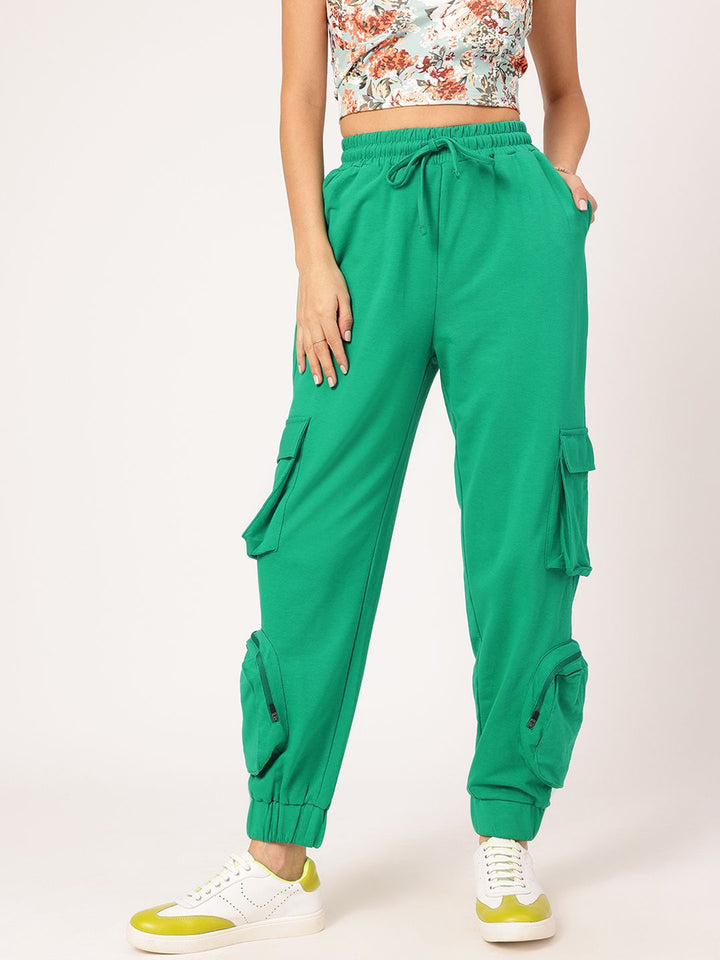 DressBerry Women Utility Outfitter Cargo Style Joggers