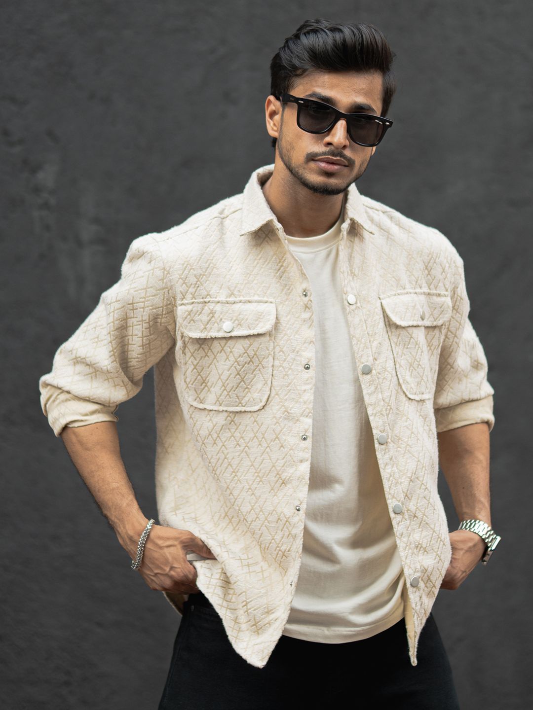 Powerlook Men Opaque Casual Shirt