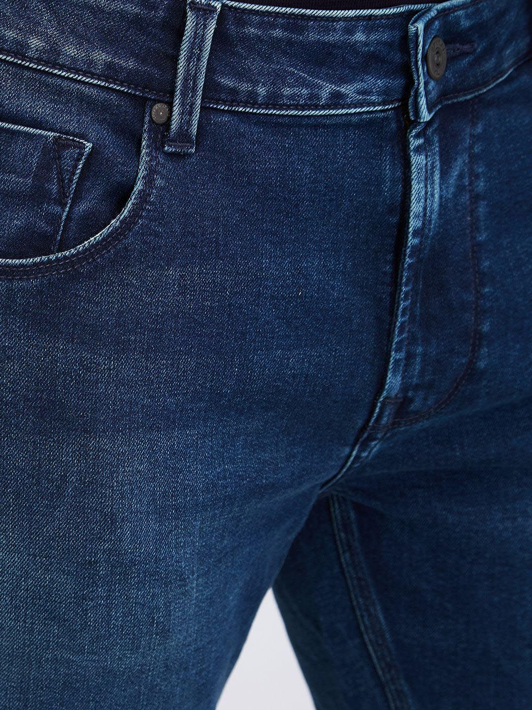 SPYKAR Men Light Fade Regular Fit Mid Rise Stretchable Jeans