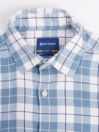 Bene Kleed Men Slim Fit Checked Cotton Casual Shirt
