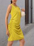DressBerry Ruched Romance Mini Sheath Dress