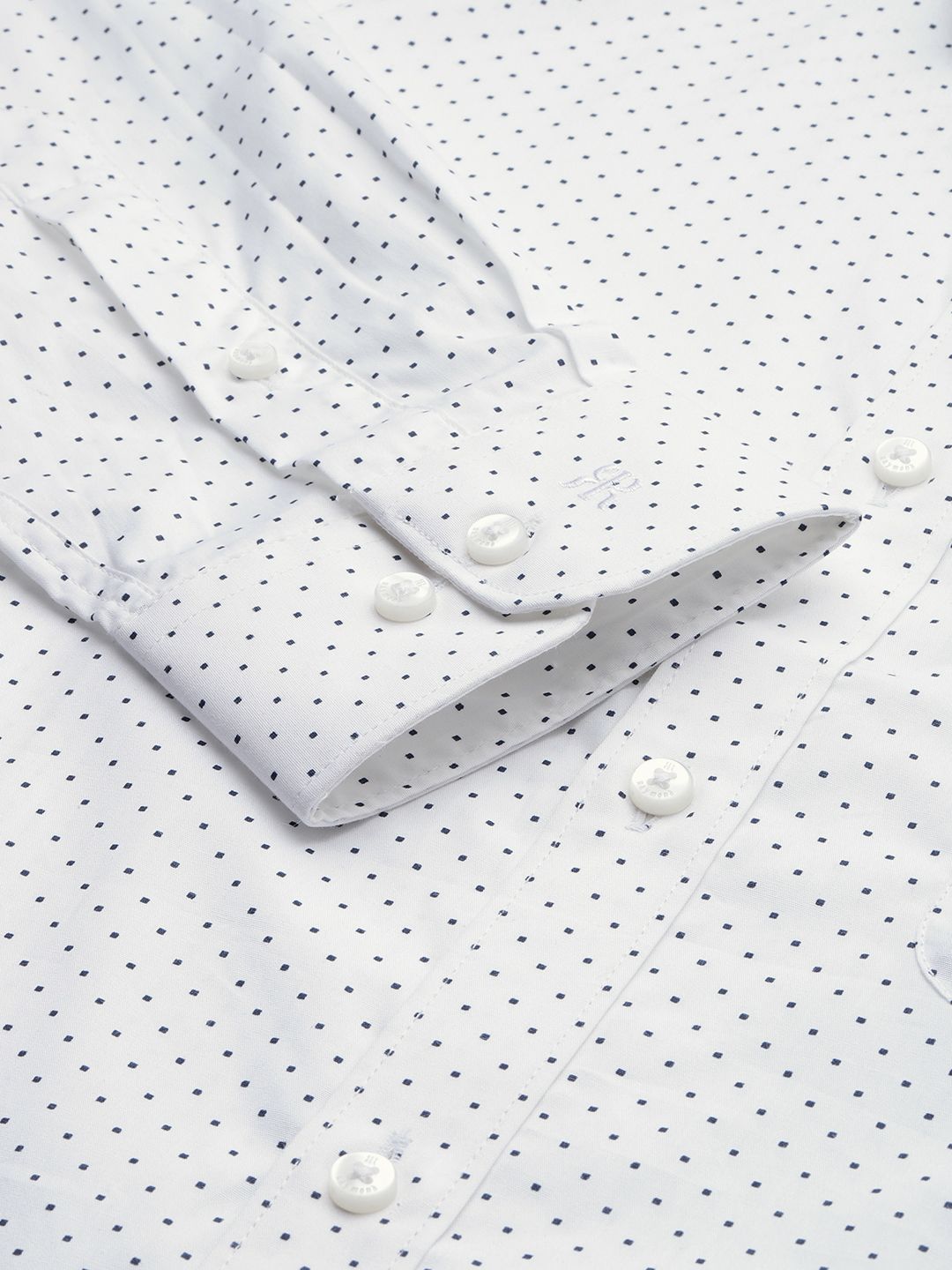 Raymond Pure Cotton Slim Fit Printed Formal Shirt