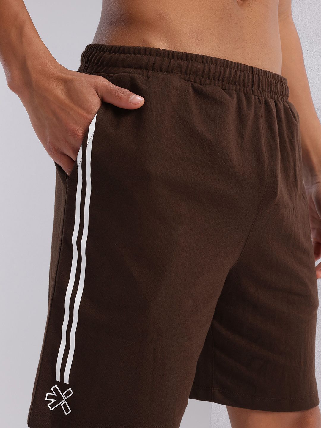 HRX by Hrithik Roshan Men Mid-Rise Training Shorts with Side-Taping