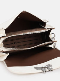 DressBerry Textured Structured Sling Bag