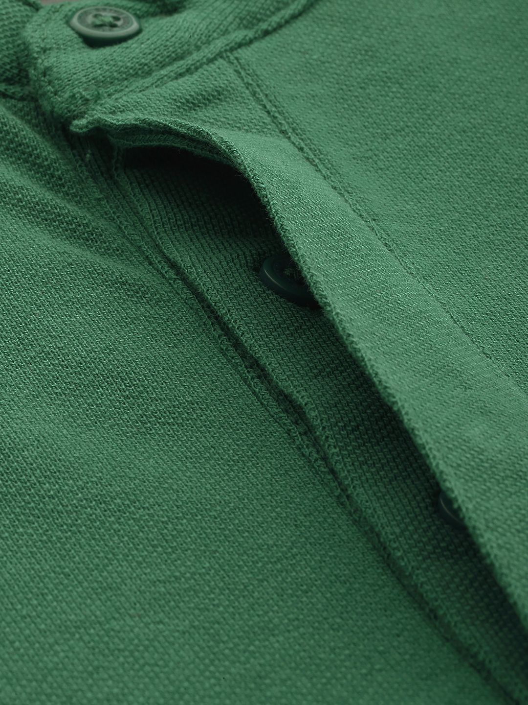 Being Human Henley Neck Pure Cotton T-shirt