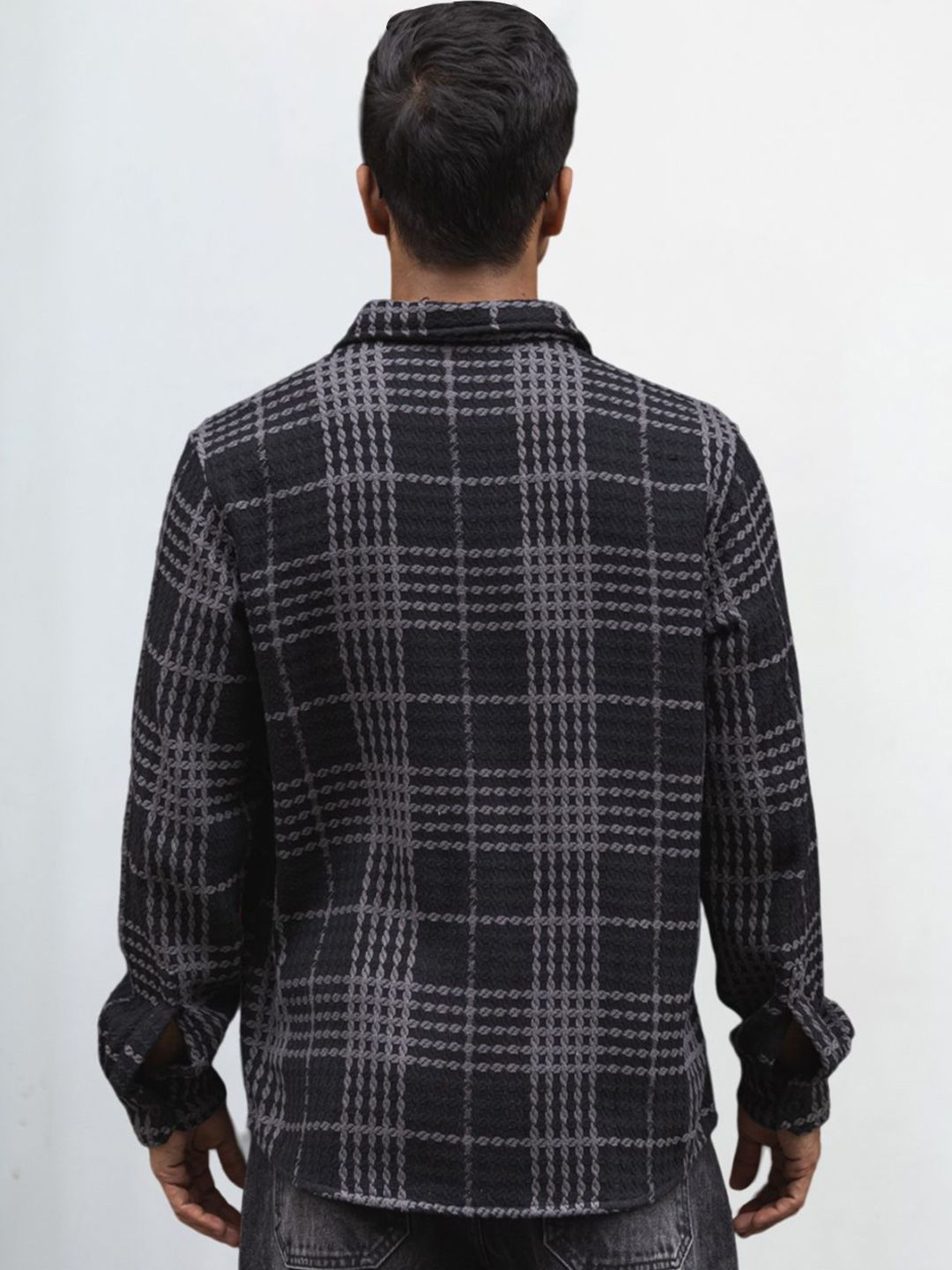 Powerlook Men Opaque Checked Casual Shirt