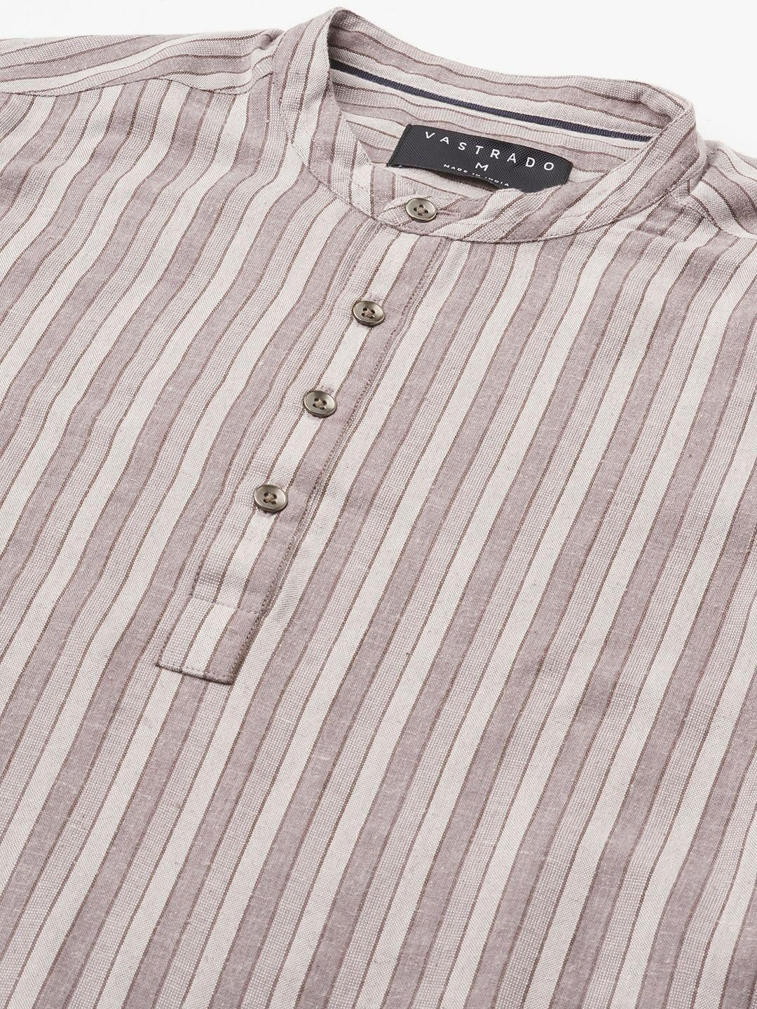 VASTRADO Men Striped Kurta