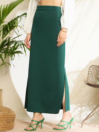 Berrylush High Waisted Straight Maxi Skirt