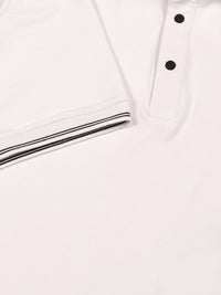 Thomas Scott Men Solid Polo Collar Cotton T-shirt