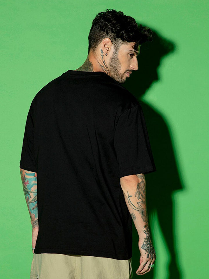 Bewakoof X Harry Potter Graphic Printed Oversized Fit T-shirt