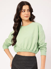 DressBerry Crop Pullover Sweatshirt