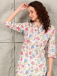 W Women Floral Kurta