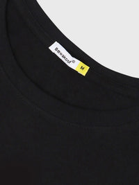 Bewakoof Pure Cotton Black Printed T-shirt
