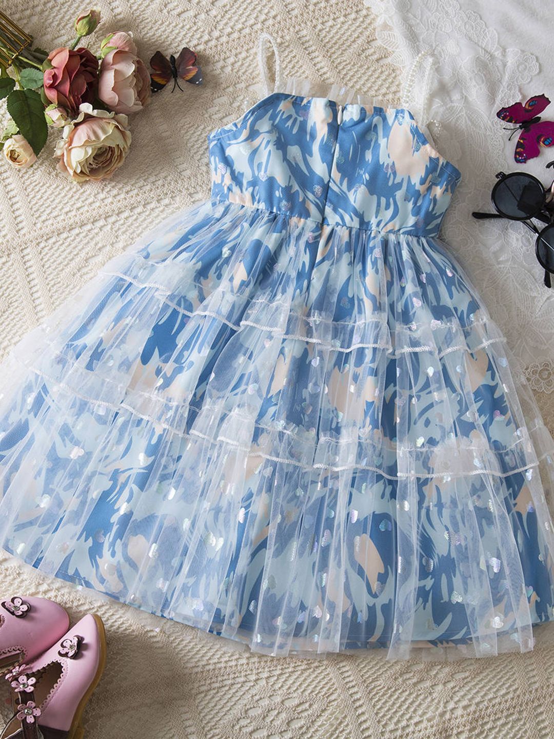 YK Girls Peplum Dress