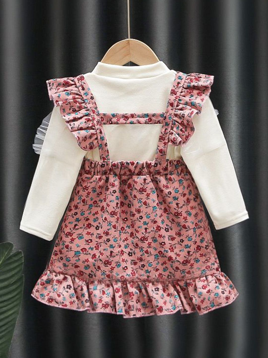 YK Girls Print A-Line Dress