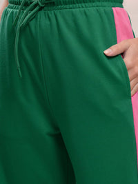 Tokyo Talkies Women Typography Printed Flared High Rise Trousers