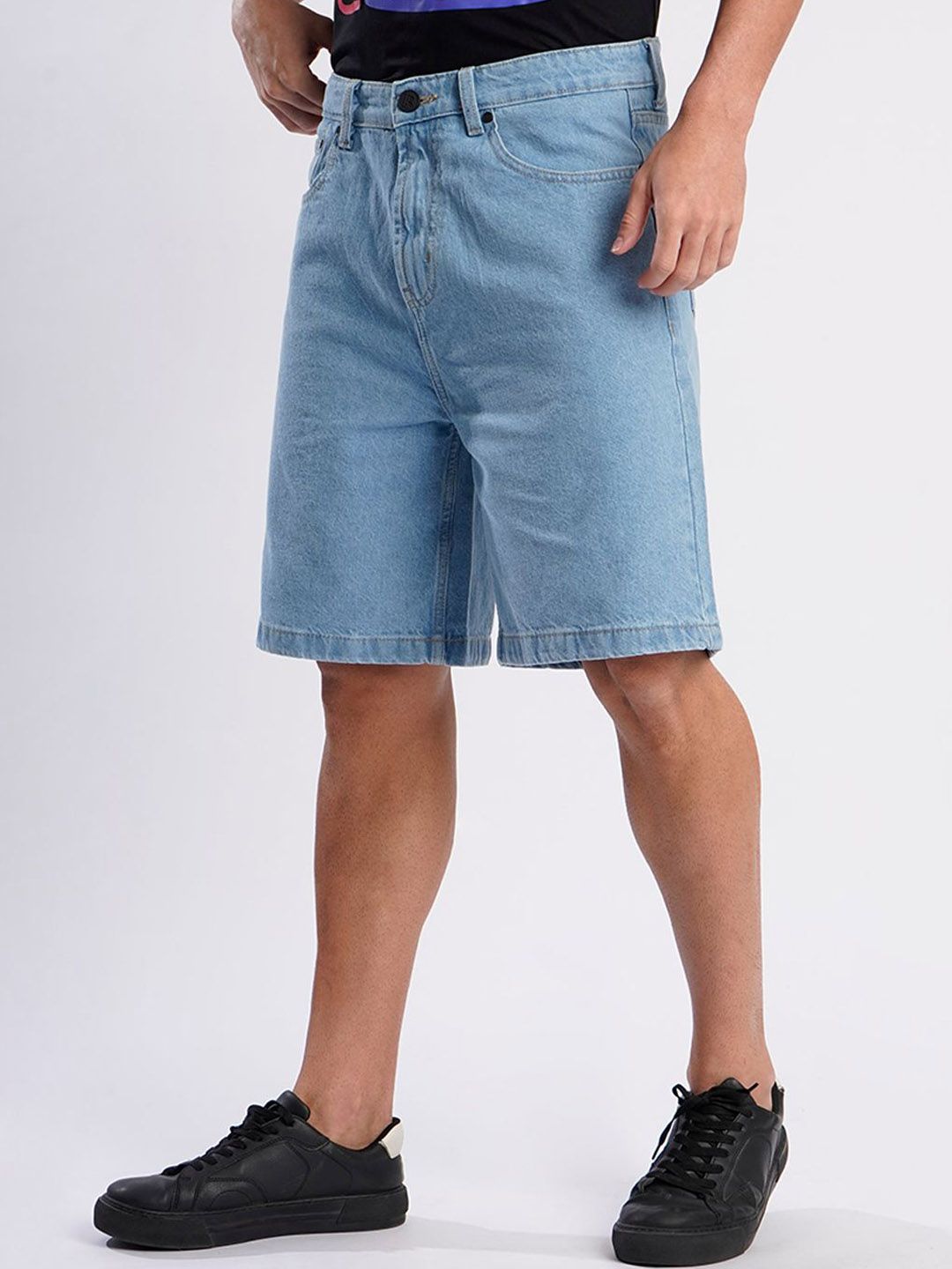 Bene Kleed Men Denim Relaxed Fit Shorts