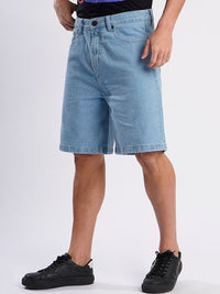 Bene Kleed Men Denim Relaxed Fit Shorts
