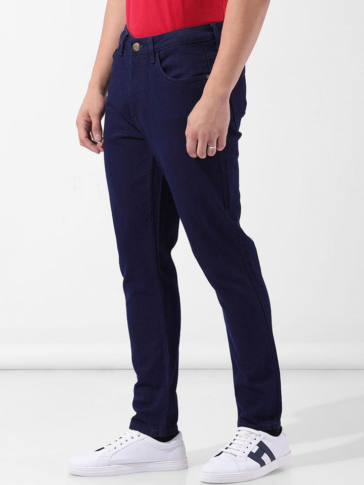 The Indian Garage Co Men Slim Fit Mid-Rise Stretchable Jeans