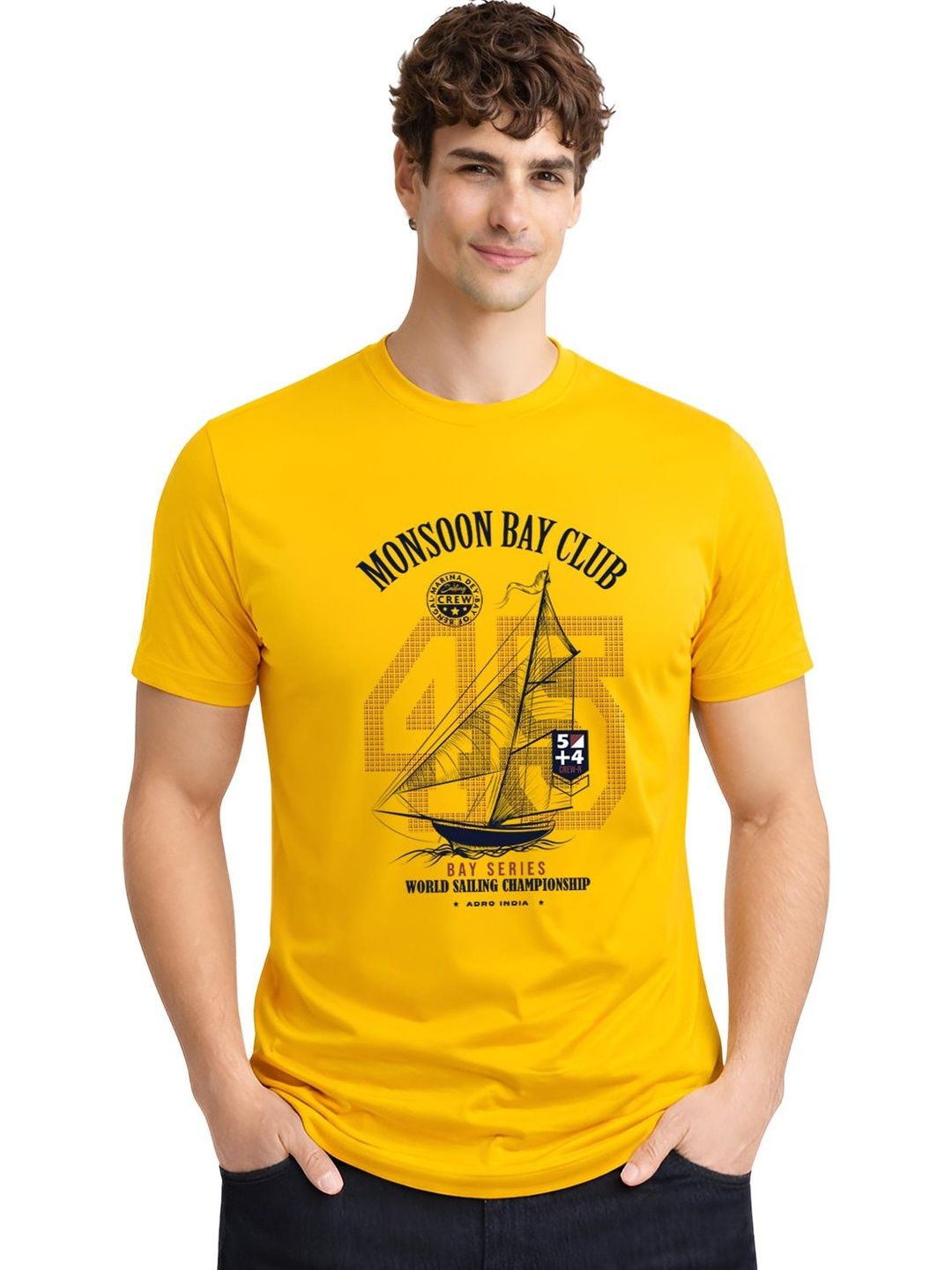 ADRO Men Printed T-shirt