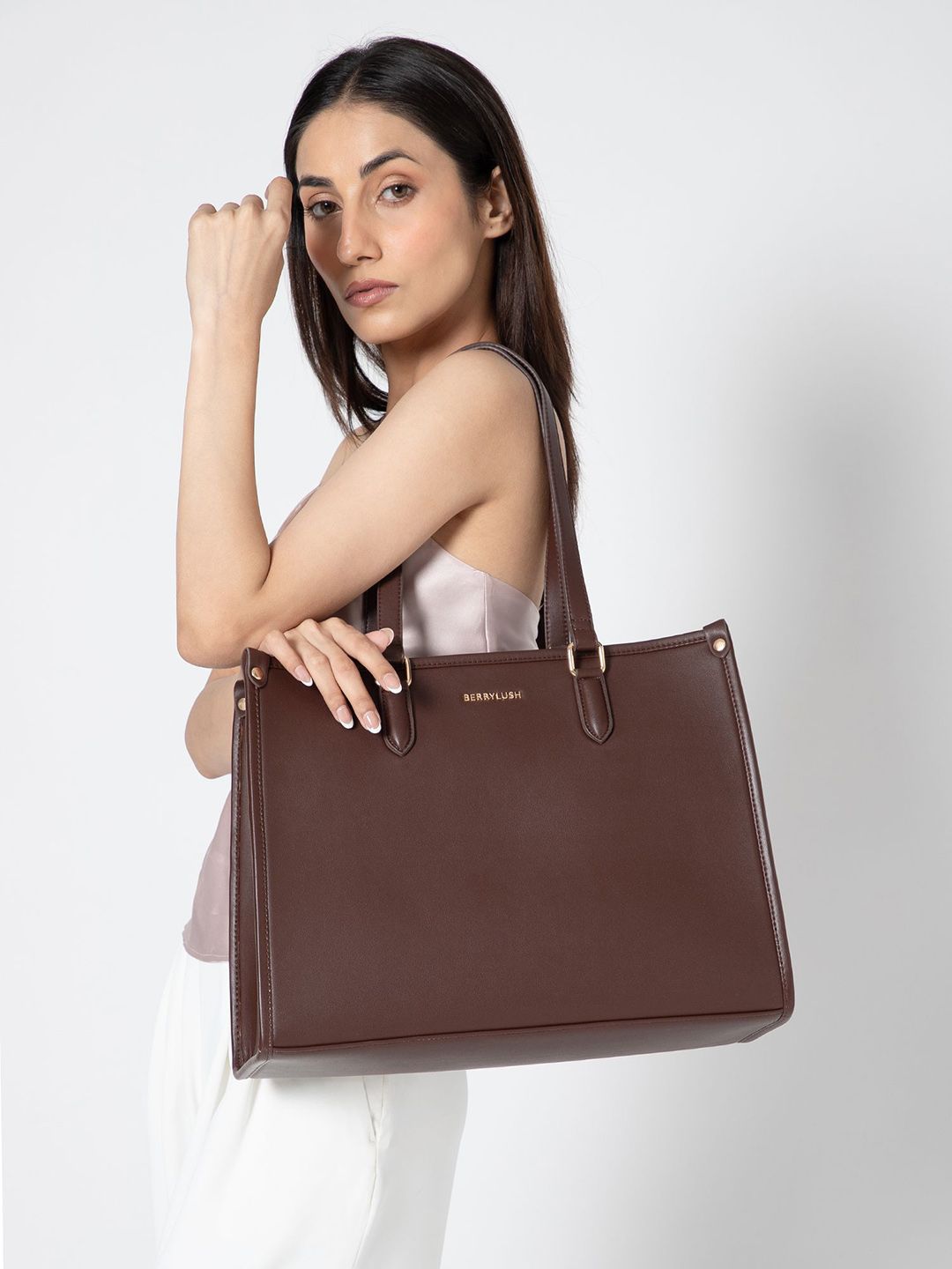 Berrylush Structured Tote Bag