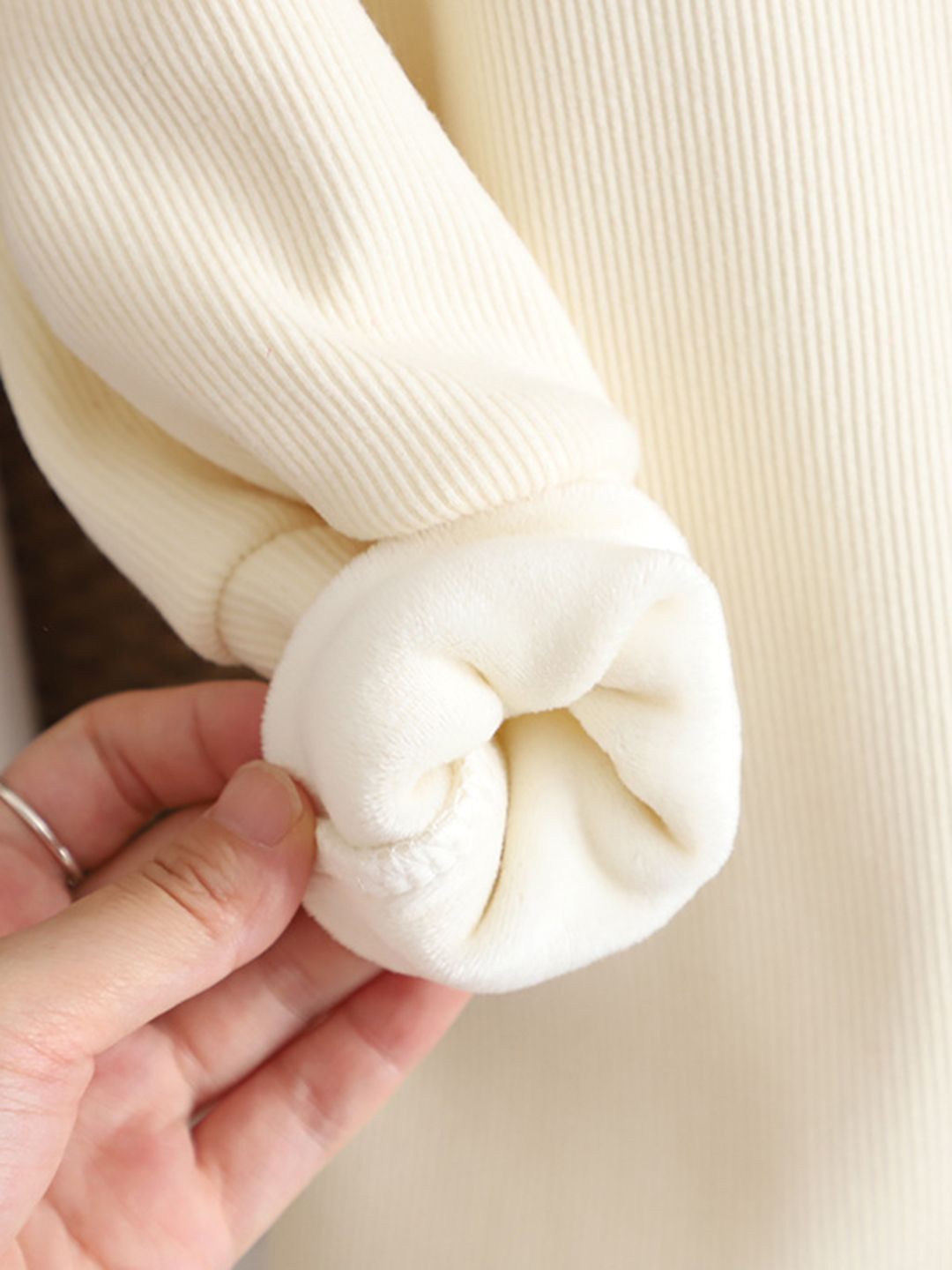 YK Girls Cuffed Sleeves Pinafore Dress