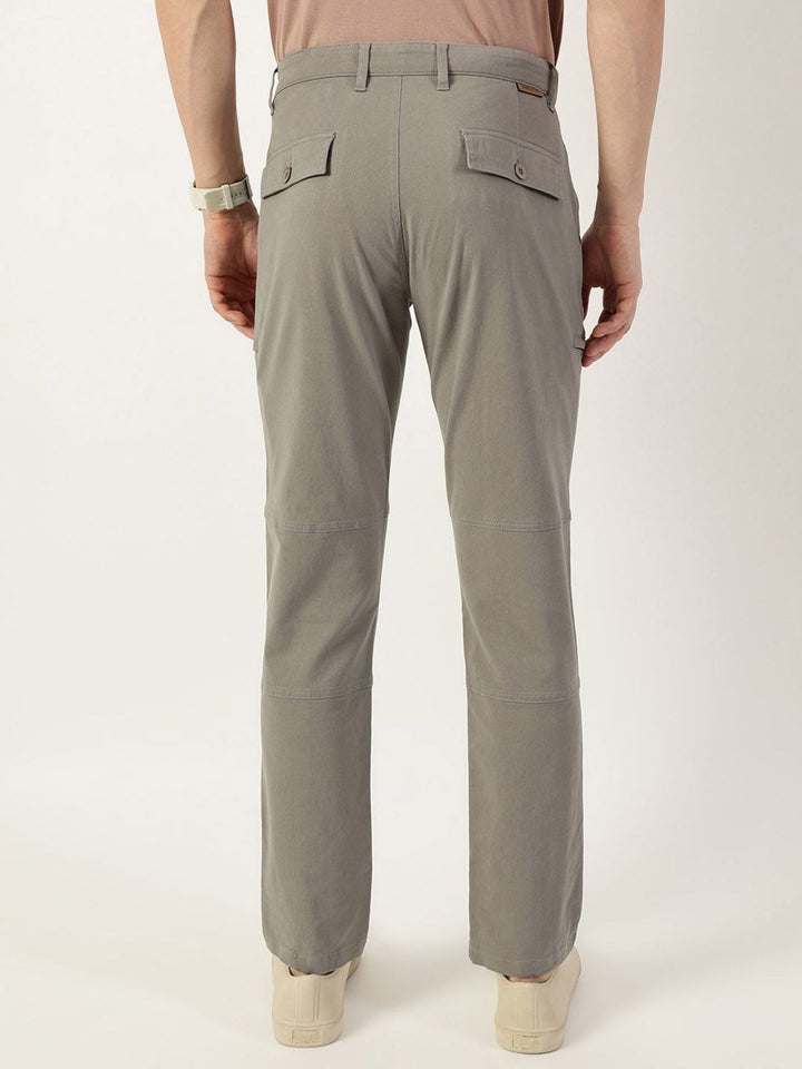 Thomas Scott Men Smart Easy Wash Regular Fit Mid-Rise Cargos