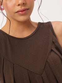 DressBerry Feminine Flair Pleated A-Line Mini Dress