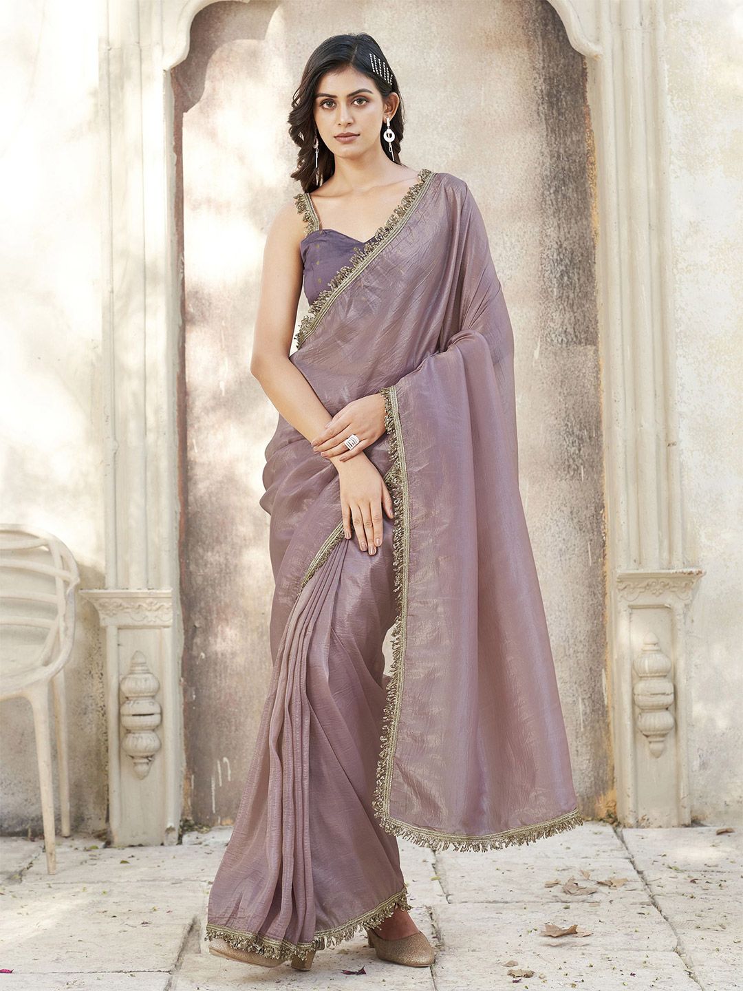 Tikhi Imli Embellished Border Saree