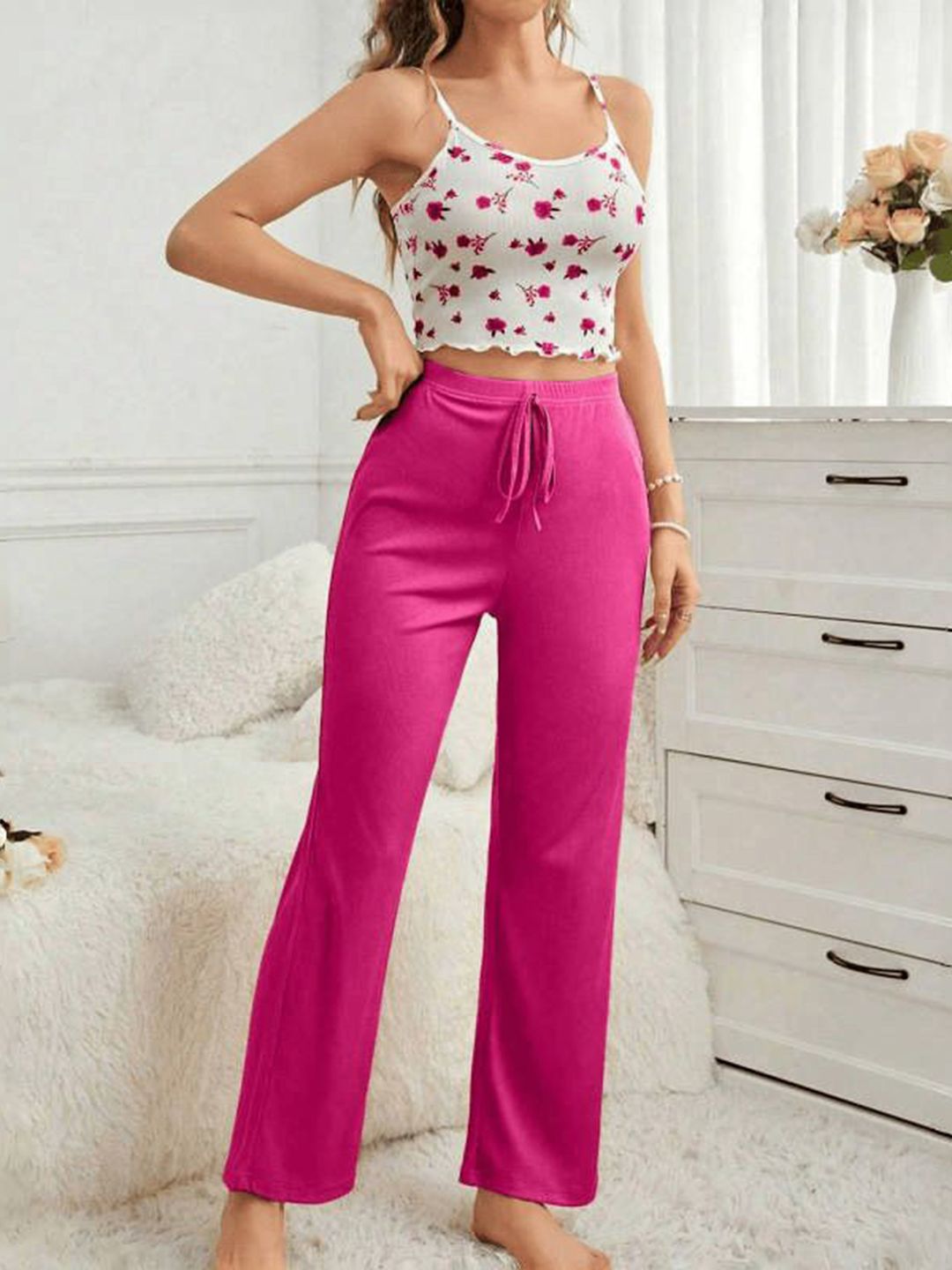 DressBerry Women Printed Night suit