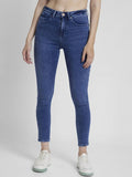 SPYKAR Women Slim Fit High-Rise Heavy Fade Stretchable Jeans