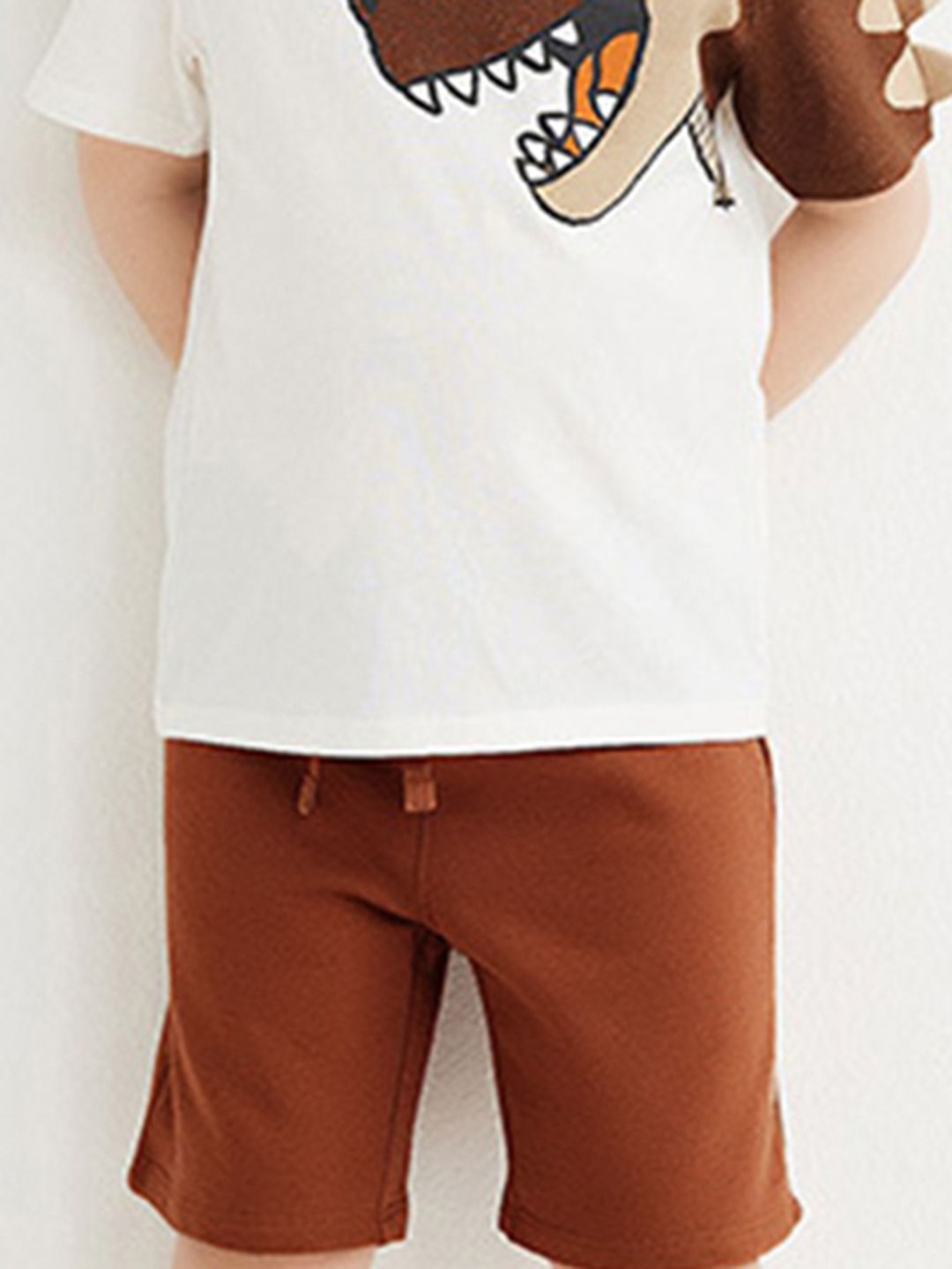 YK Boys Printed Short Sleeve T-Shirt & Shorts Clothing Set