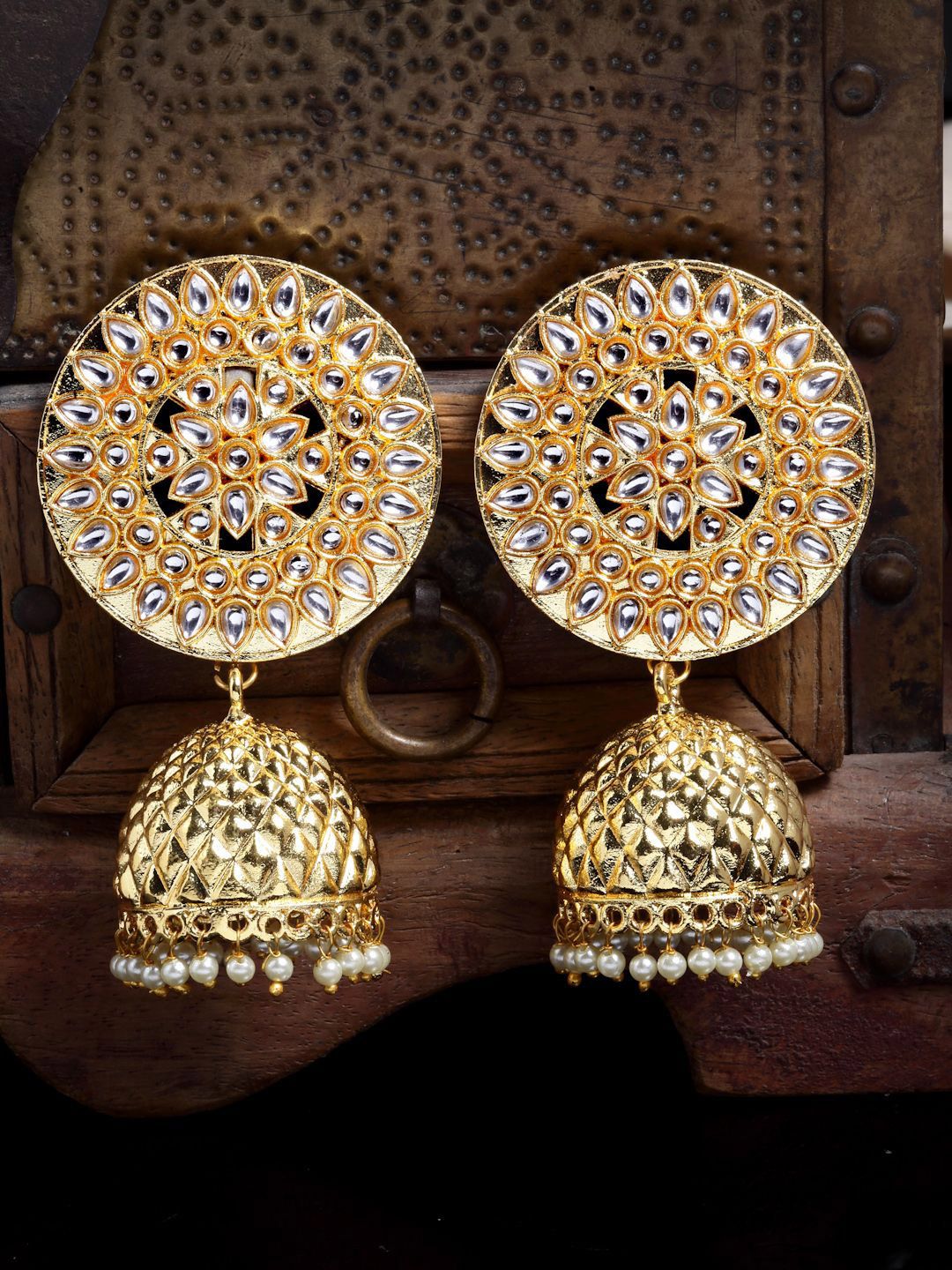 Anouk Contemporary Jhumkas Earrings