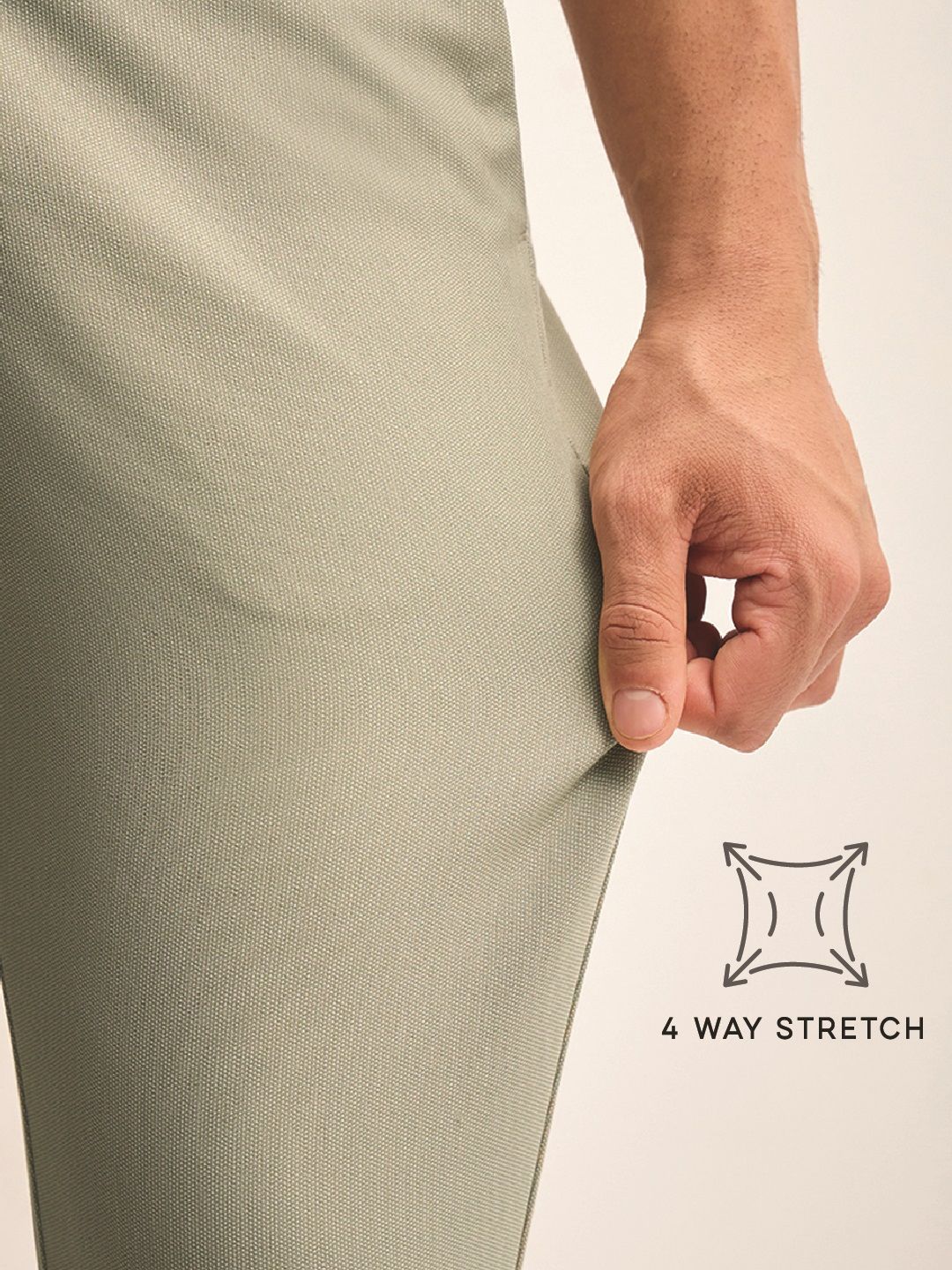 THE BEAR HOUSE Men Slim Fit Trousers