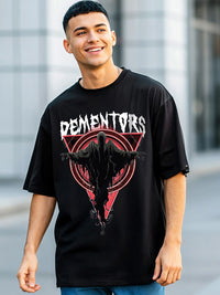 Bewakoof X Harry Potter Graphic Printed Oversized Fit T-shirt