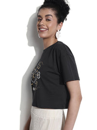 DressBerry Slogan For Your Soul Boxy Crop T-shirt
