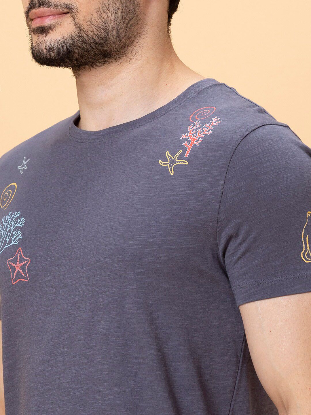 Being Human Conversational Printed T-shirt