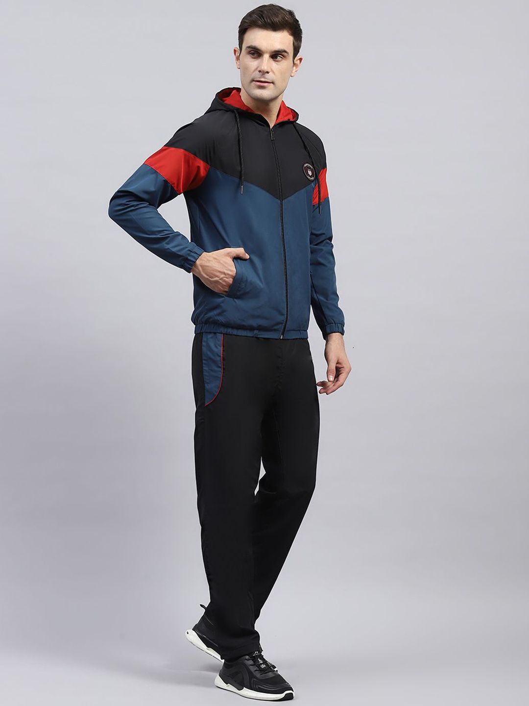 Monte Carlo Men Hooded Mid-Rise Tracksuits