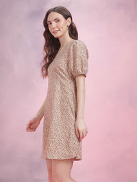 DressBerry Animal Skin Printed A-Line Dress