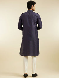 Diwas by Manyavar Shirt Collar Pathani Kurta