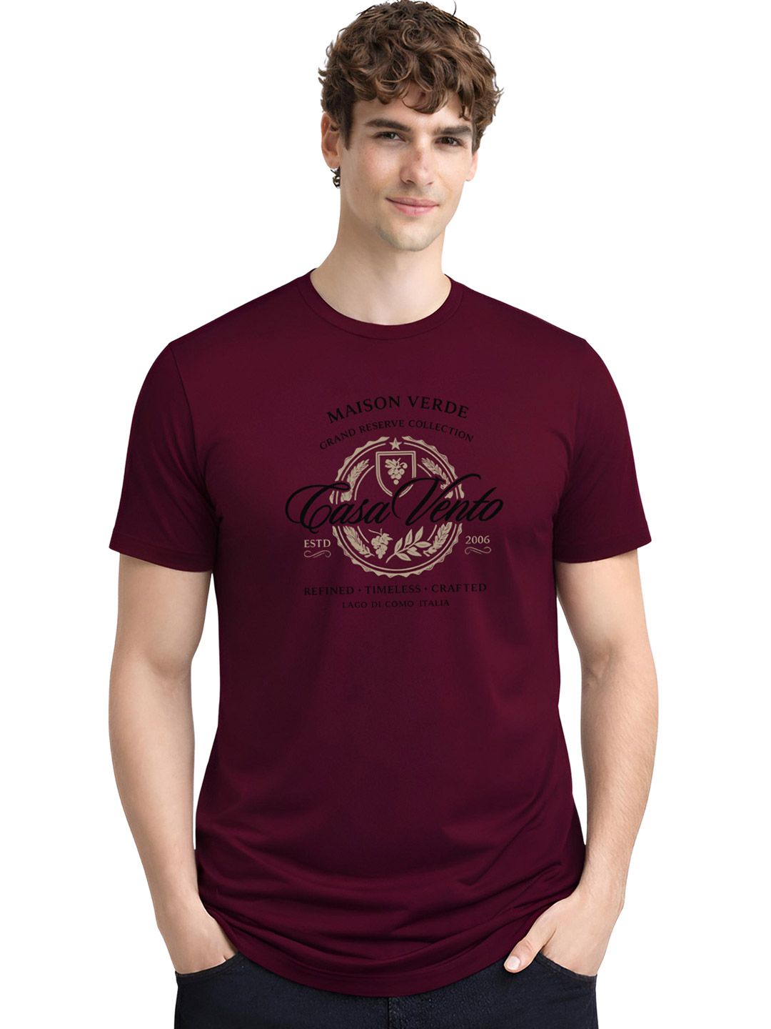 ADRO Men Printed T-shirt