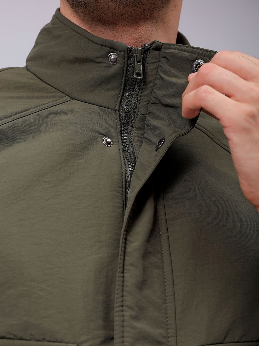 The Indian Garage Co Men Quilted Jacket