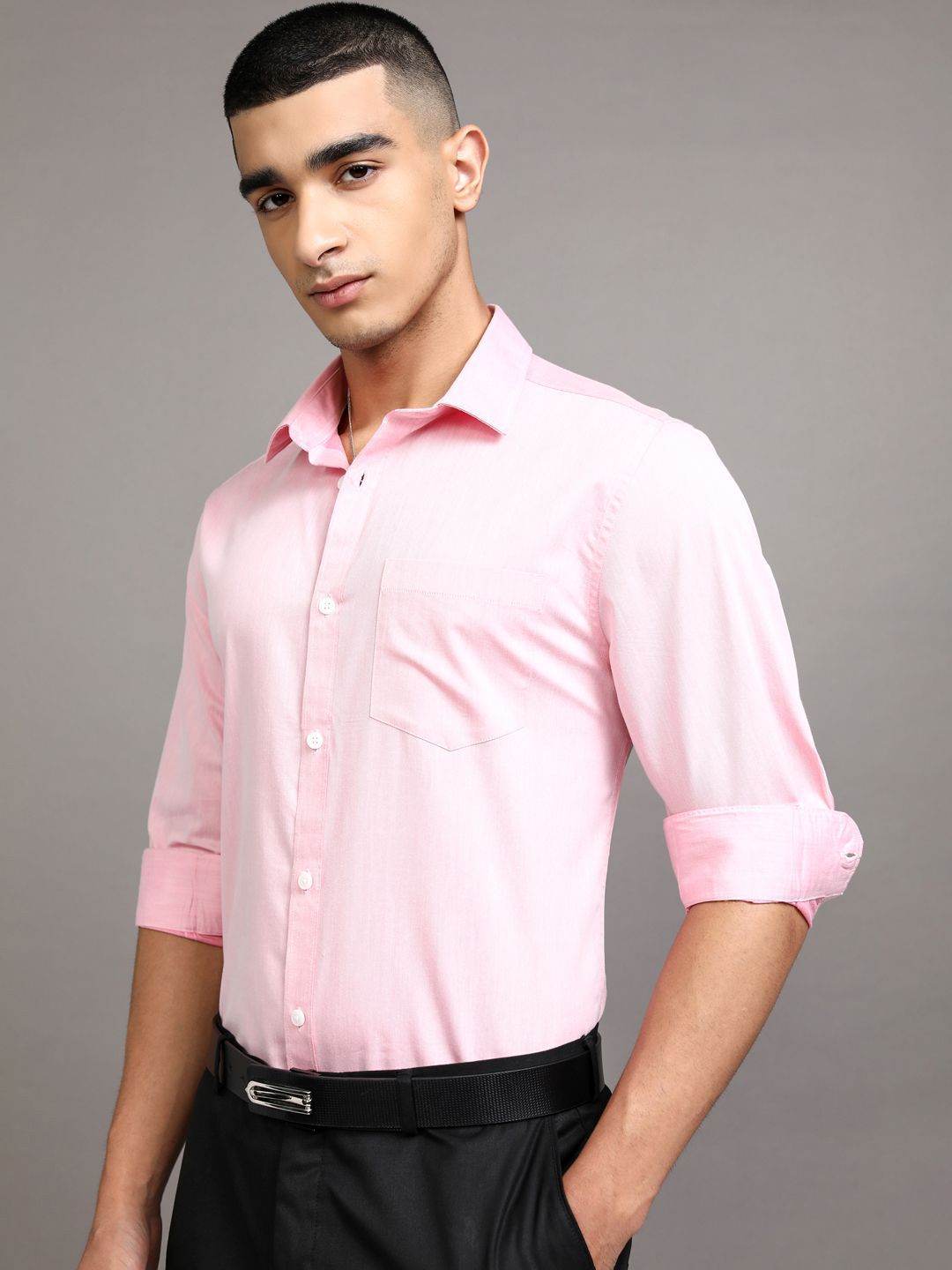 Highlander Men Slim Fit Casual Shirt