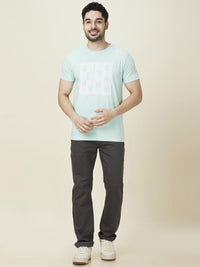 Being Human Men Typography Printed Round Neck Cotton Slim Fit T-shirt