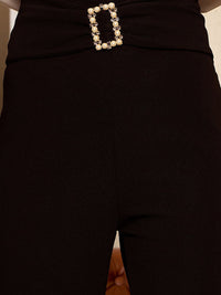 Berrylush Women High-Rise Trousers