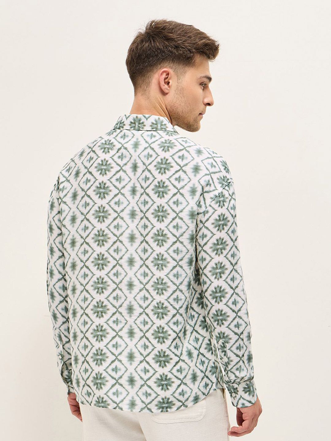 THE BEAR HOUSE Men Opaque Printed Casual Shirt