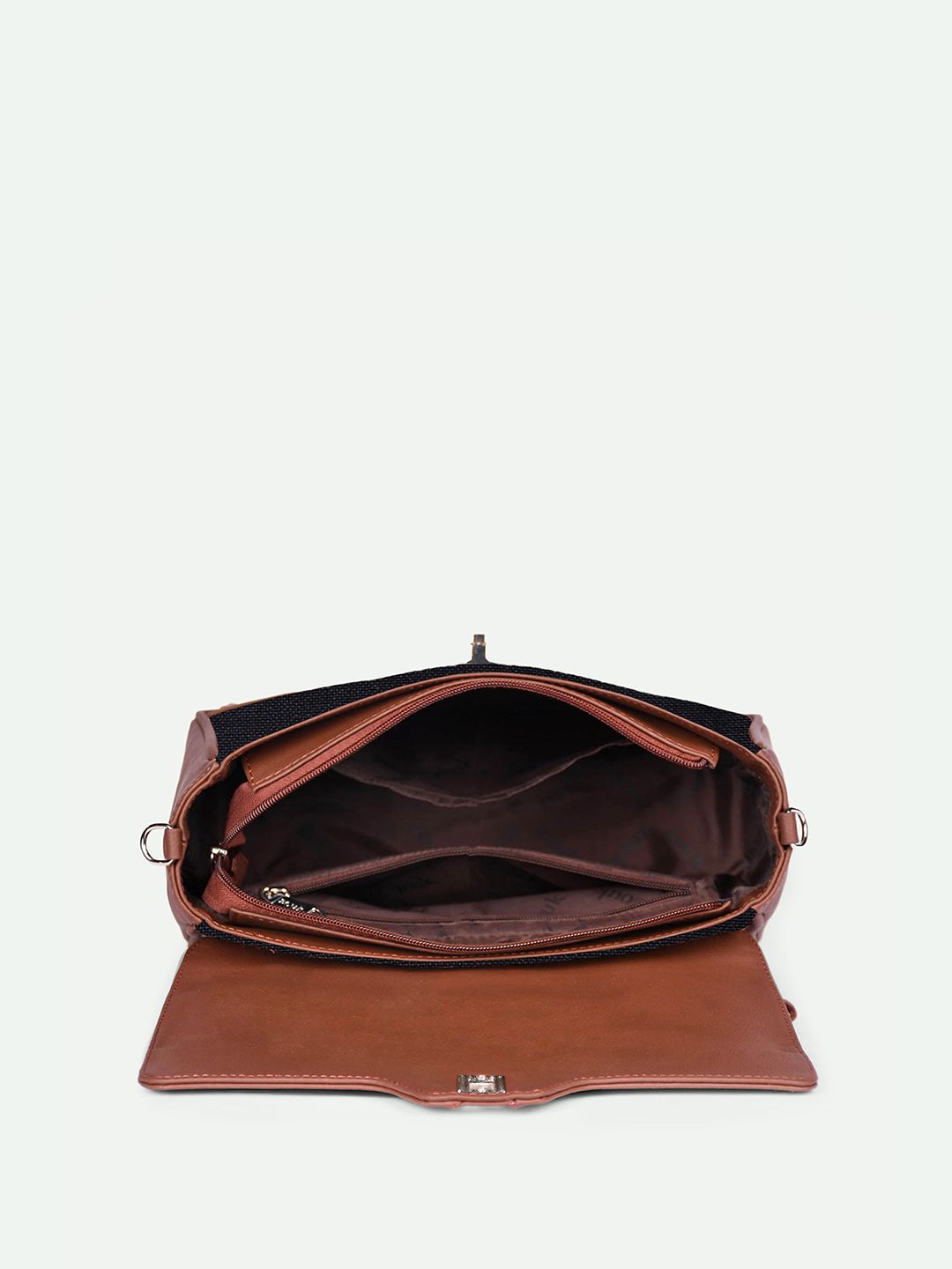 ZOUK Floral Printed Structured Satchel